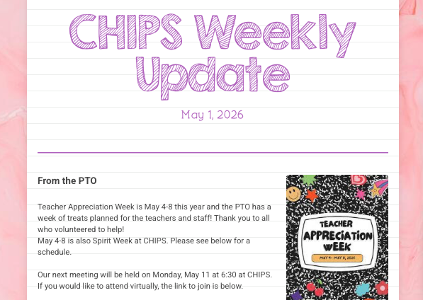CHIPS Weekly Update - May 1, 2026
