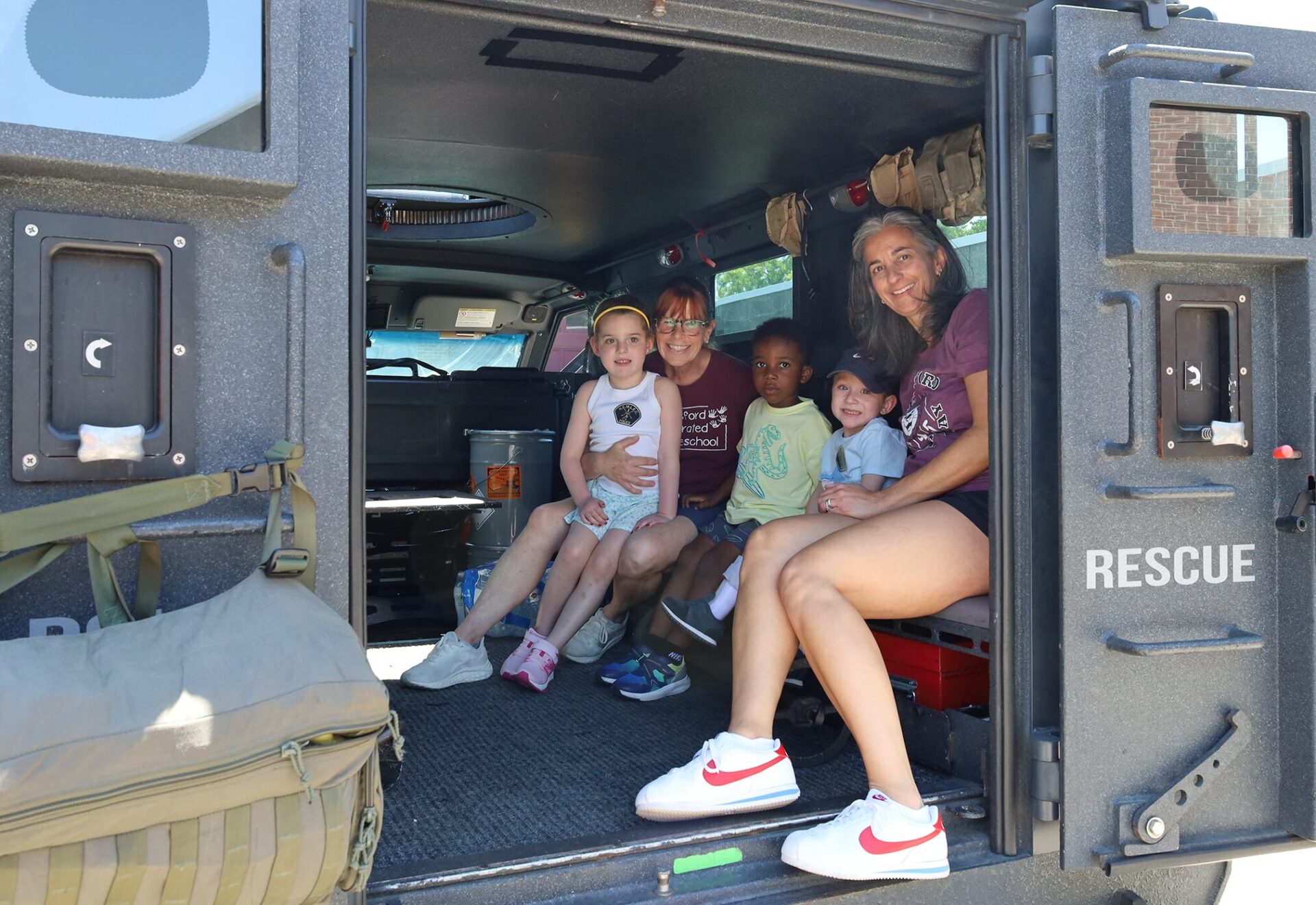 Chelmsford Integrated Preschool (CHIPS) hosted its annual Touch-A-Truck event on Wednesday, June 3, allowing students to explore numerous town and emergency services vehicles.