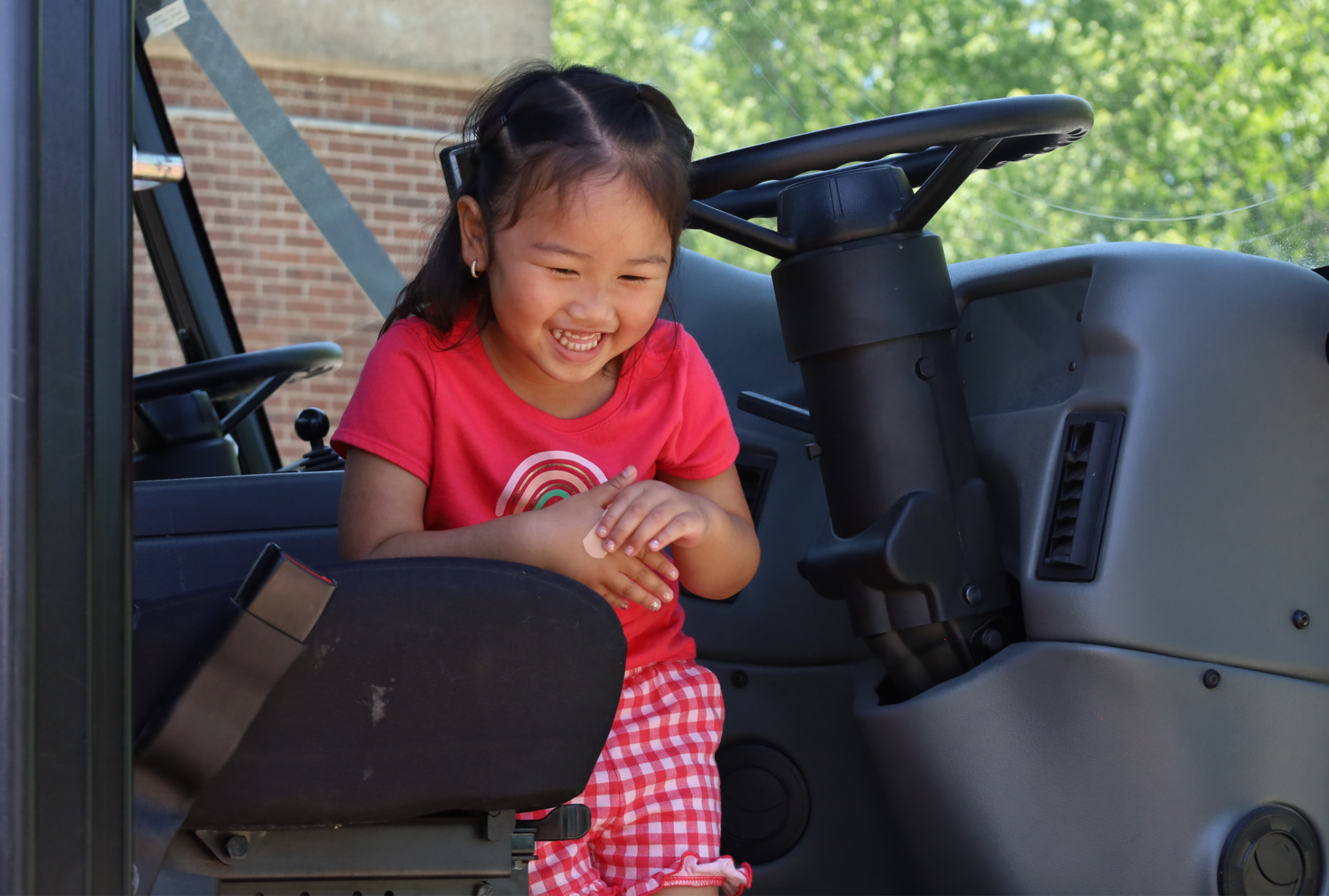 Chelmsford Integrated Preschool (CHIPS) hosted its annual Touch-A-Truck event on Wednesday, June 3, allowing students to explore numerous town and emergency services vehicles.