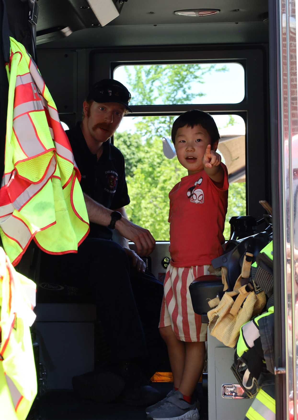 Chelmsford Integrated Preschool (CHIPS) hosted its annual Touch-A-Truck event on Wednesday, June 3, allowing students to explore numerous town and emergency services vehicles.
