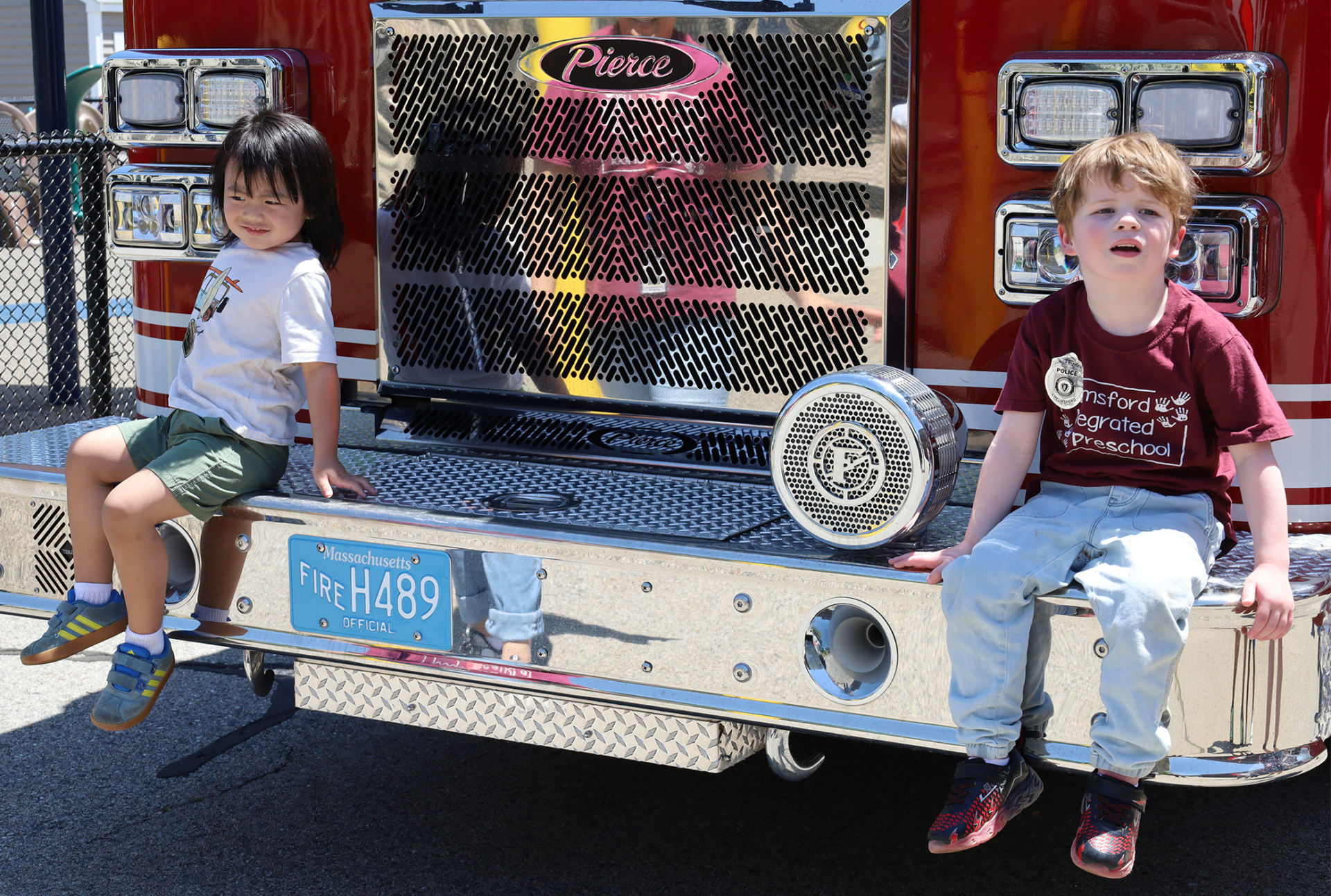 Chelmsford Integrated Preschool (CHIPS) hosted its annual Touch-A-Truck event on Wednesday, June 3, allowing students to explore numerous town and emergency services vehicles.