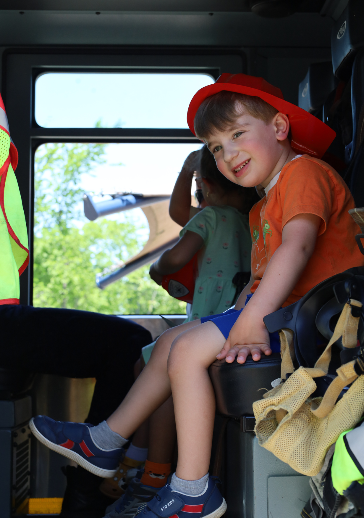 Chelmsford Integrated Preschool (CHIPS) hosted its annual Touch-A-Truck event on Wednesday, June 3, allowing students to explore numerous town and emergency services vehicles.
