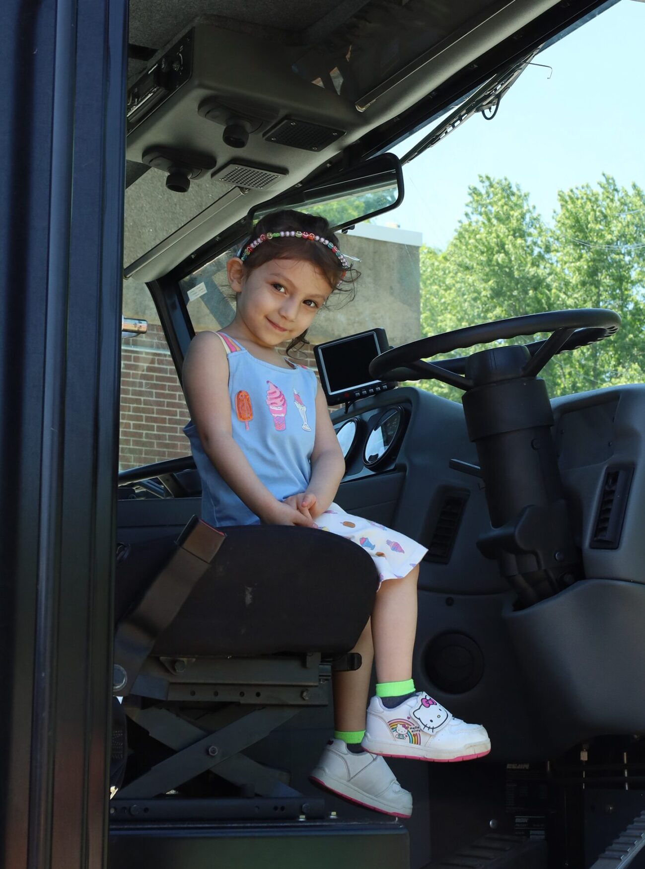 Chelmsford Integrated Preschool (CHIPS) hosted its annual Touch-A-Truck event on Wednesday, June 3, allowing students to explore numerous town and emergency services vehicles.