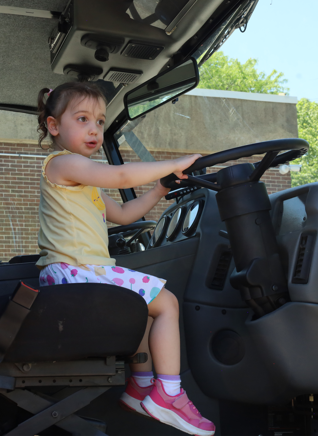 Chelmsford Integrated Preschool (CHIPS) hosted its annual Touch-A-Truck event on Wednesday, June 3, allowing students to explore numerous town and emergency services vehicles.