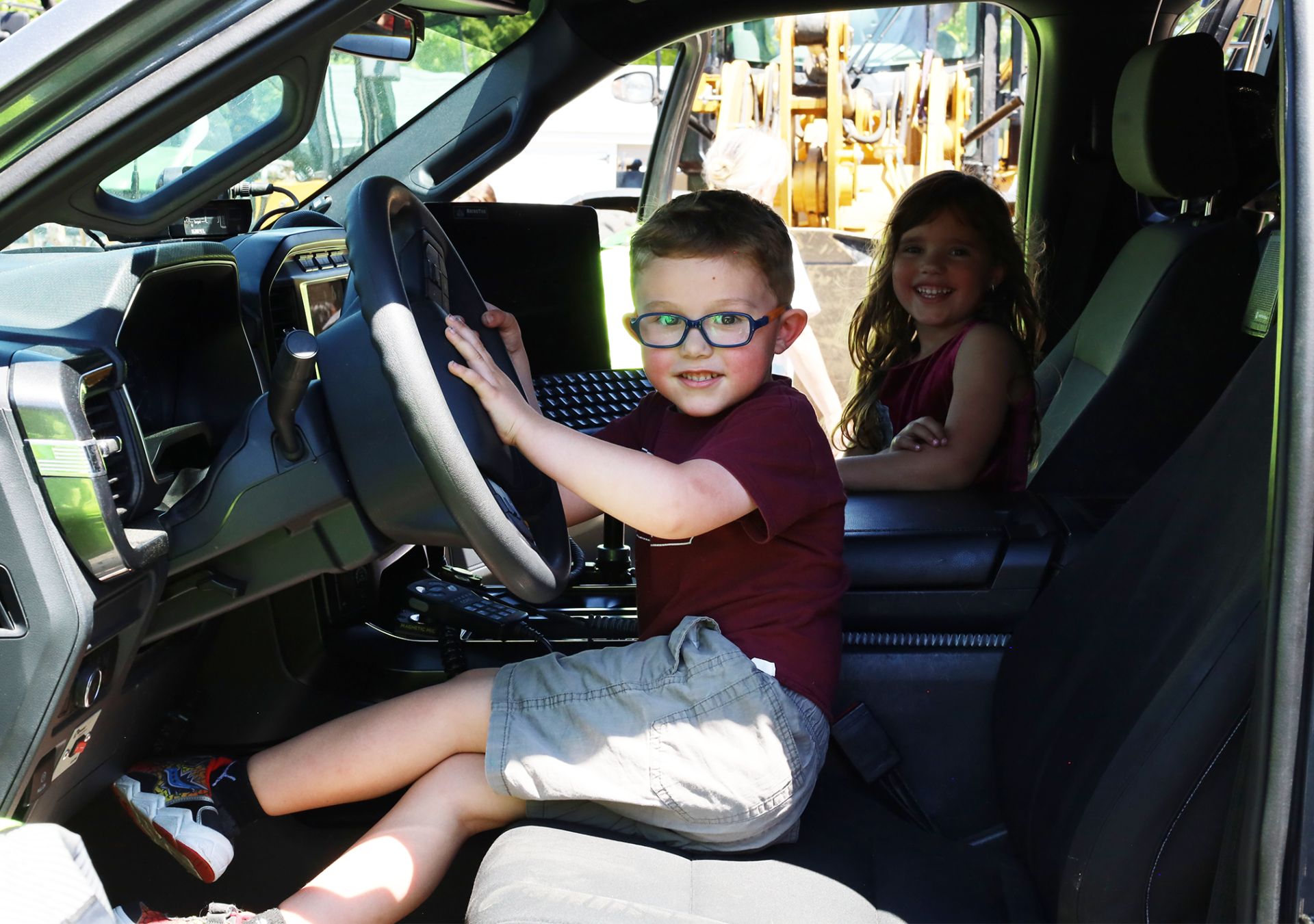 Chelmsford Integrated Preschool (CHIPS) hosted its annual Touch-A-Truck event on Wednesday, June 3, allowing students to explore numerous town and emergency services vehicles.